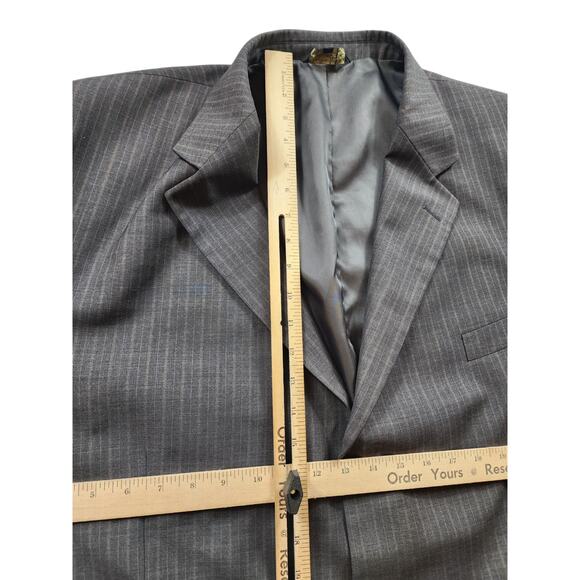 Firado Rome Italy Wool Suit Jacket 54L US Blazer Sport Coat Super 130s Italian - Picture 10 of 16